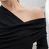 Sexy strapless women's T-shirt women - ROUTINE FASHION